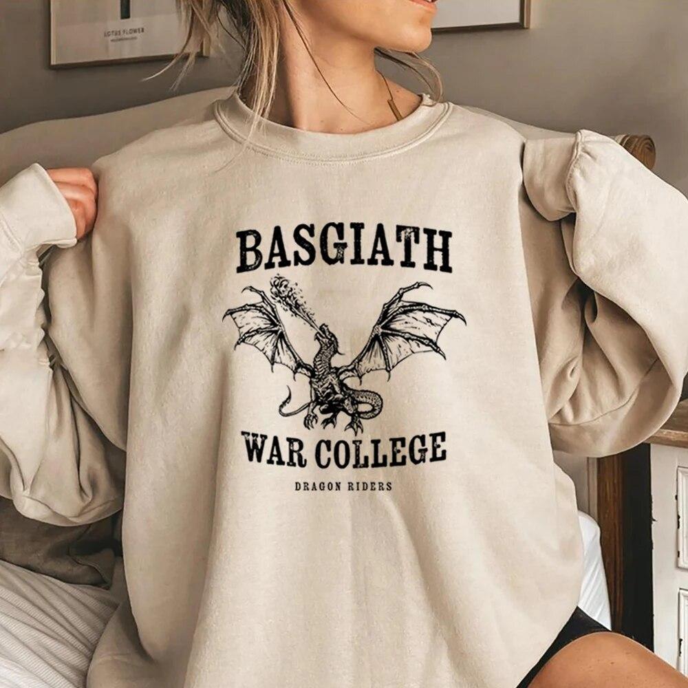 Толстовка «Четвертое крыло» Basgiath War College Dragon Rider Толстовка Empyrean Series Ретро Фиолетовый Сорренгейл Xaden Riorson Толстовка унисекс Толстовка