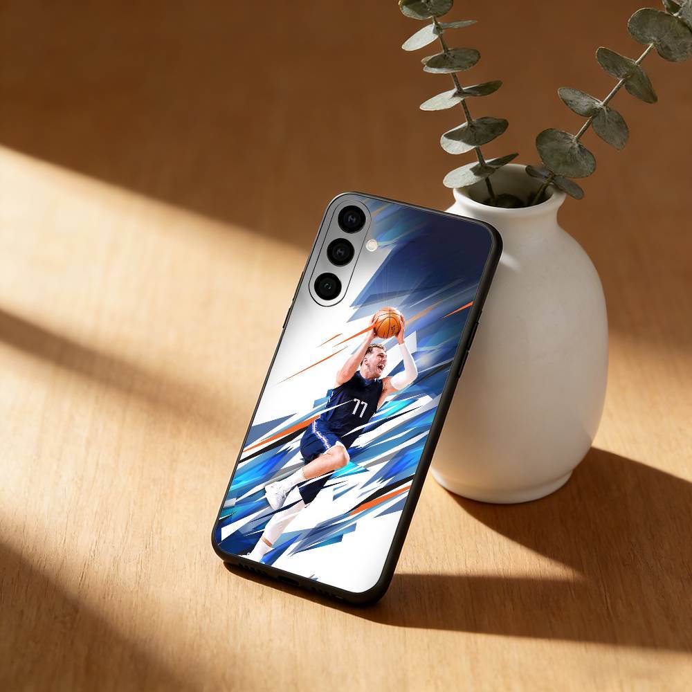 Чехол для телефона Basketball L-Luka Doncic 77 для Samsung Galaxy A91, 80, 73, 72, 71, 53, 52, 32, 31, 22, 21s, 20, Мягкий черный чехол