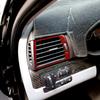 Car Air Conditioning Outlet Decor Cover Stickers Carbon Fiber for BMW 3 Series E46 1998-2005 Auto Accessories