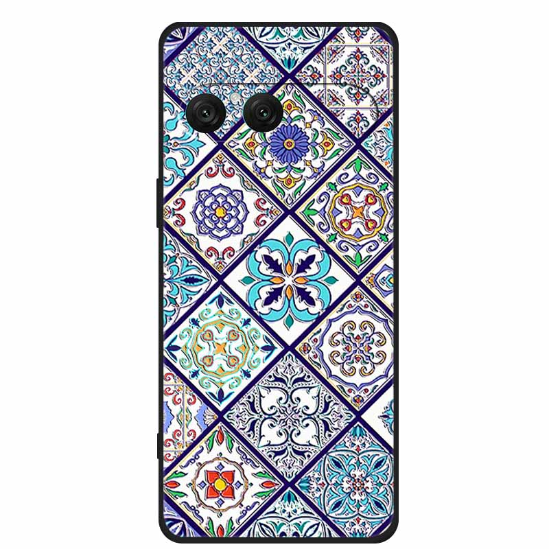 3D Emboss Case For Sony Xperia 10 VII 5G Phone Case Flowers Silicone Soft Coque Funda For Sony Xperia 10 VII Back Cover Case Bag
