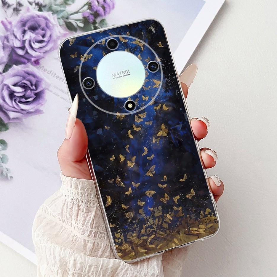 Чехол для Honor X9a Magic5 Lite Популярный Роскошный Расписной Чехол Мягкий Тонкий Чехол для Телефона Для Honor Magic 5 Lite HonorX9a Задняя Крышка Сумки