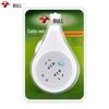 BULL 10A 3-Outlet Mobile Cable Reel Power Strip with Overheat Protection CN plug (adapter included)