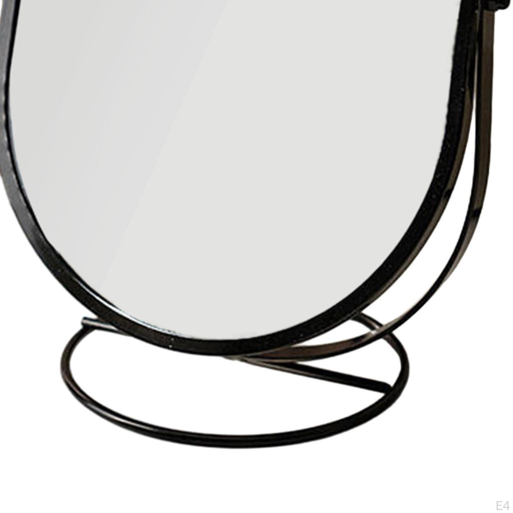 Desktop Stand Mirror Minimalist Standing Makeup for Bedroom