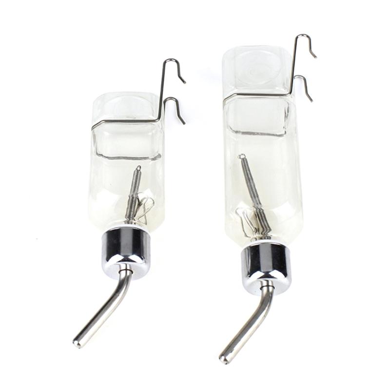 Automatic Hamsters Water Dispenser for Cage Hanging Small Pet Watering Drinking Bowl Bead Head Water Bottle for Rabbits