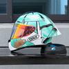Full Face Motorcycle Helmet With Single Visor Large Rear Wing Bluetooth Slot All Season Use Men Women