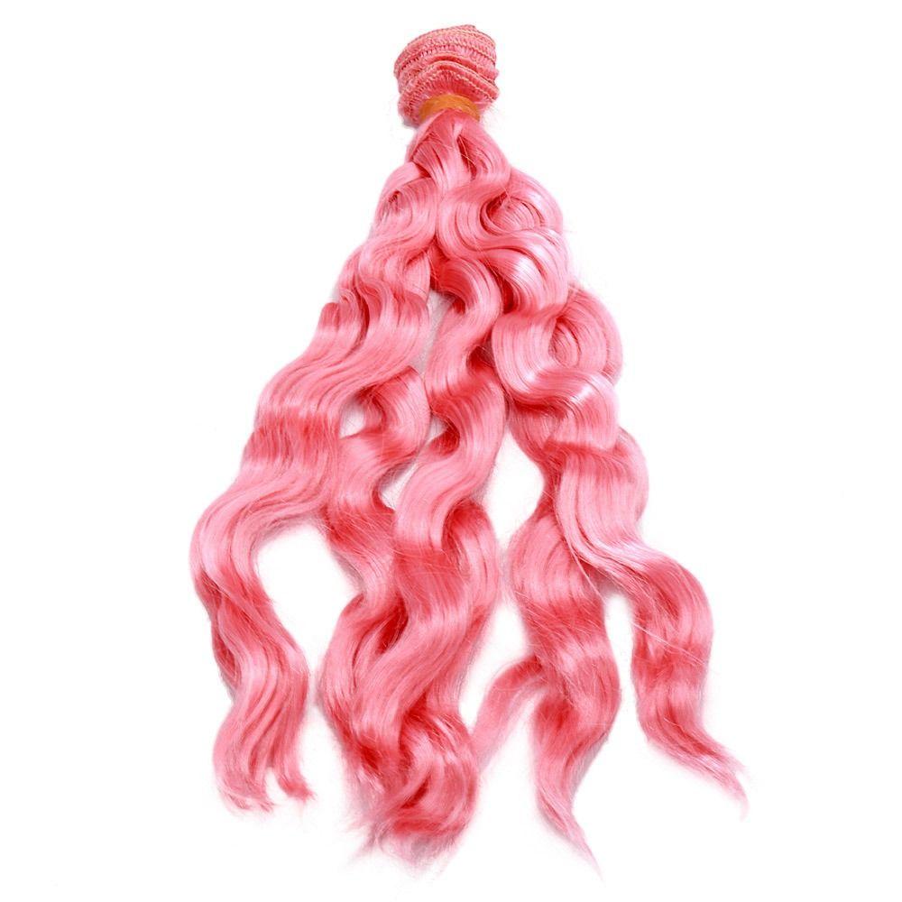 Colors Synthetic Fiber High-temperature Wire Doll Wigs Wig Hair DIY Dolls Accessories Long Straight