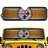 Солнцезащитный козырек для внедорожника Pittsburgh Steelers: Индивидуальная теплозащитная доска из алюминиевой фольги