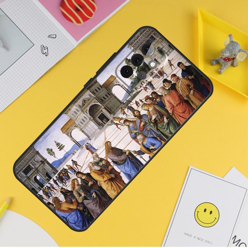 Чехол Renaissance Art Paint для Samsung Galaxy A34 A35 A14 A15 A25 A53 A33 A13 A52 A32 A12 A51 A71 A54 A55
