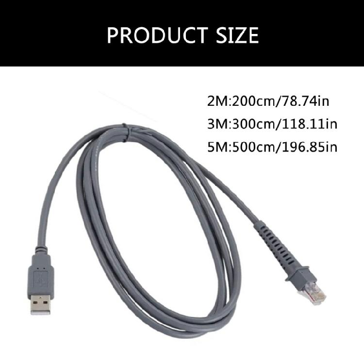 Кабель USB A - RJ45 для Datalogic CAB4120 CAB4120 QD2130 Быстрый и точный сбор данных в различных приложениях