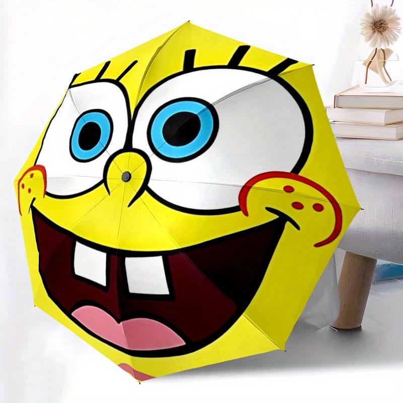 1pc SpongeBob Automatic Open/close, All-Season Portable Folding Umbrella for Women & Men, Travel, Everyday, Events - Durable Frame yy250809163