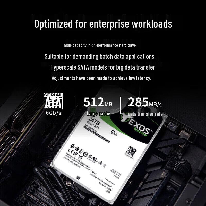 Seagate Exos 7E10 2TB Enterprise SAS Hard Drive