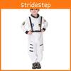 Astronaut Costume Cosplay Outfit For Kids Halloween Party Performance Jumpsuit