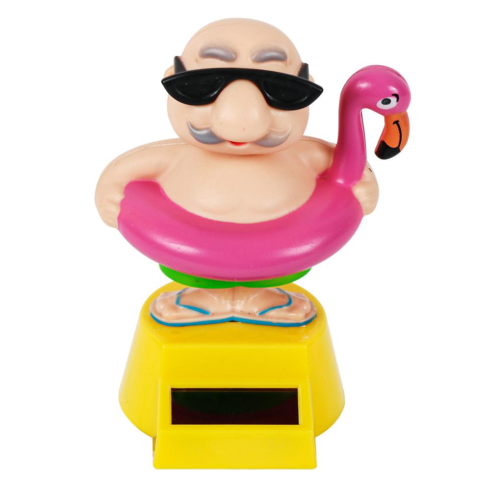 Солнечная энергия качающийся мастер автомобильный орнамент мультфильм танцующая анимированная кукла автомобильная приборная панель украшения милые автомобильные аксессуары