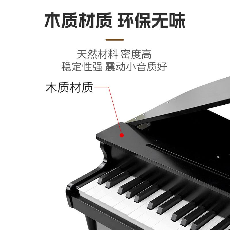 Деревянное детское пианино для младенца мальчика девочки, 18/25/37 клавиш, начальная электронная клавиатура, можно играть, подарок на день рождения для родителей и детей