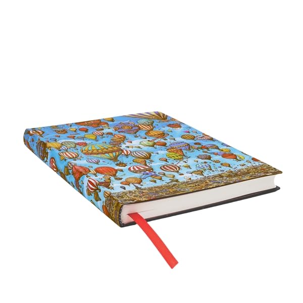 Paperblanks FB9910-9 Balloon Sky Softcover Ruled Notebook, Midi