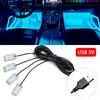 Car Interior Lights Cold Decorative Dashboard Console Car LED Ambient Lights Party Lights