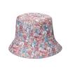 Trendy Pet Print Sun Hat For Women Fisherman Hat With Short Brim