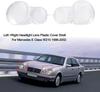 BTM1 Крышка линзы фары автомобиля для Benz W210 E200 E240 E260 E280 E320 E430 1996-2003 Прозрачный корпус фары Прозрачный абажур