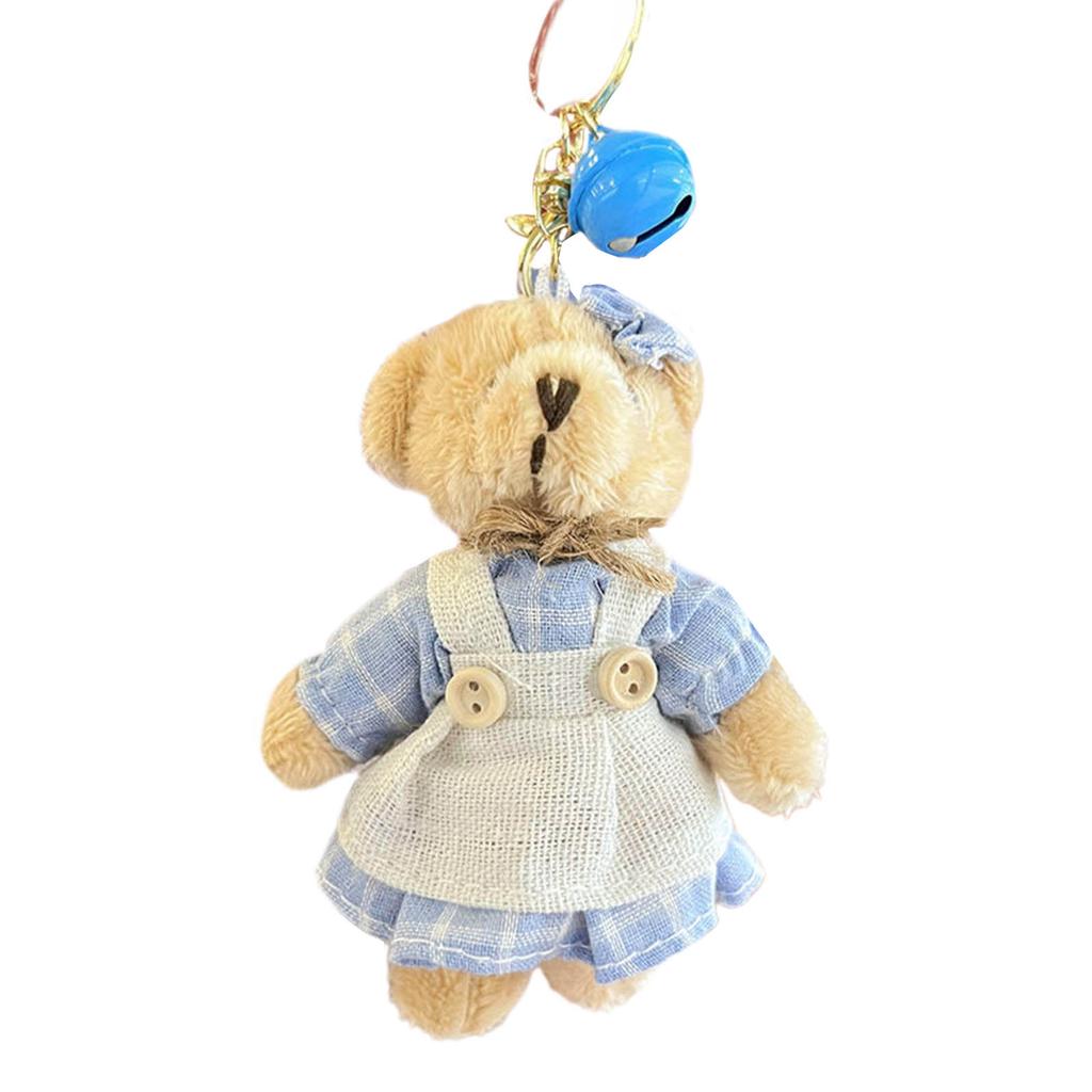 Милый плюшевый брелок-мишка, мягкие игрушки, брелок-подвеска, пушистый шарм для кошелька, рюкзака, сумочки