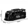 1/32 масштаб VK Bus Transporter Модель автомобиля с досками для серфинга, фургон для кемпинга, игрушечная машина из цинкового сплава с инерционным механизмом, звуком и светом для детей, подарок
