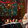 New Christmas Cartoon Wall Sticker, Shopping Mall Shop Window Glass Wall Decoration Painting Sticker
