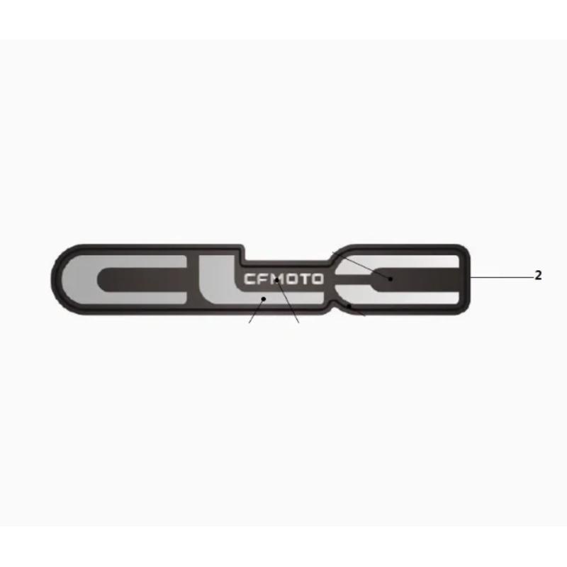 Наклейка на бак 700CLX CF700CL-X 700cc мотоцикл для 250 CLC cfmoto cf moto 3D наклейка этикетка