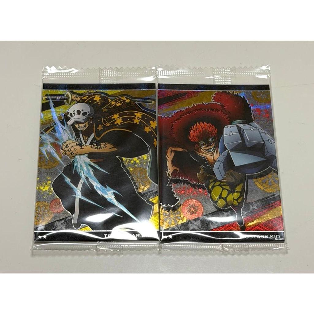 Used One Piece Wafer Card Law/Kid Set of 2