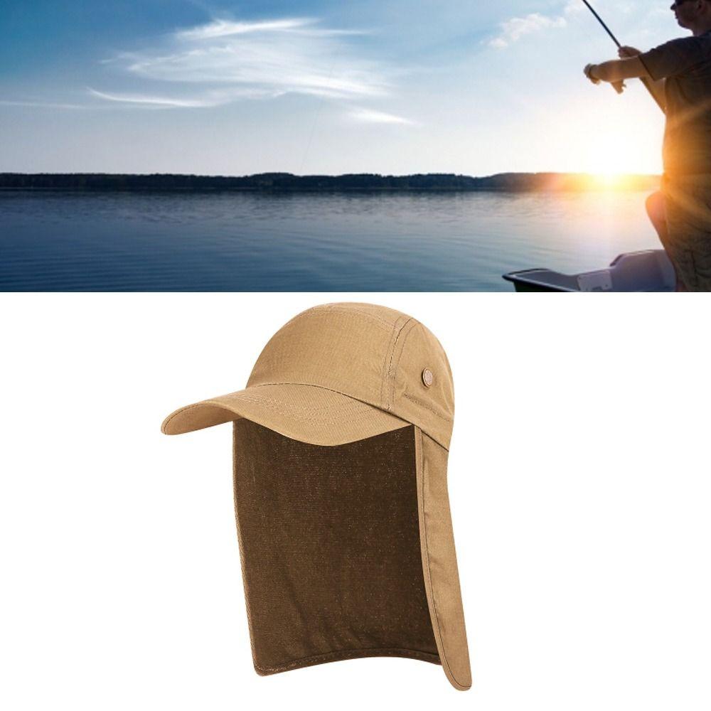 UPF 50+ Fishing Sun Cap Wide Brim Sun Cap Durable Sun Hat Hiking