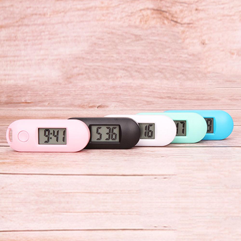 Digital Silent Electronic Clock Student Exam School Library Pocket Watch Creative Design Backlit Lcd Display Mini Portable Style