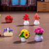 Миниатюры для кукольных домиков Имитация букета Маленькое растение в горшке Автомобильный декор для дома Микроландшафтный декор для сада Аксессуары