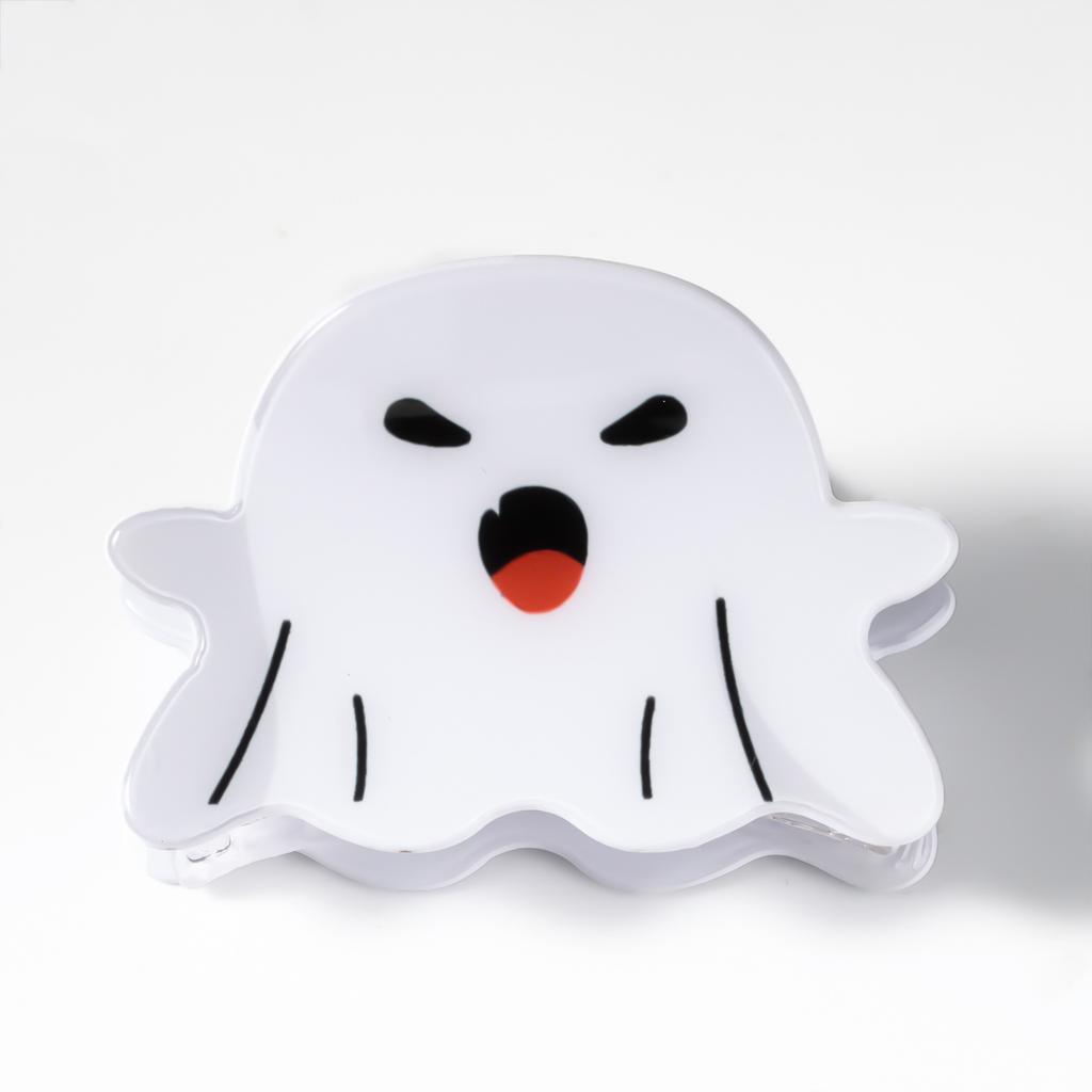 3PCs Halloween Ghost Hair Claws Acrylic Cartoon Hair Clips Crab For Women Girl Gift Hair Accessories Festival Headwear