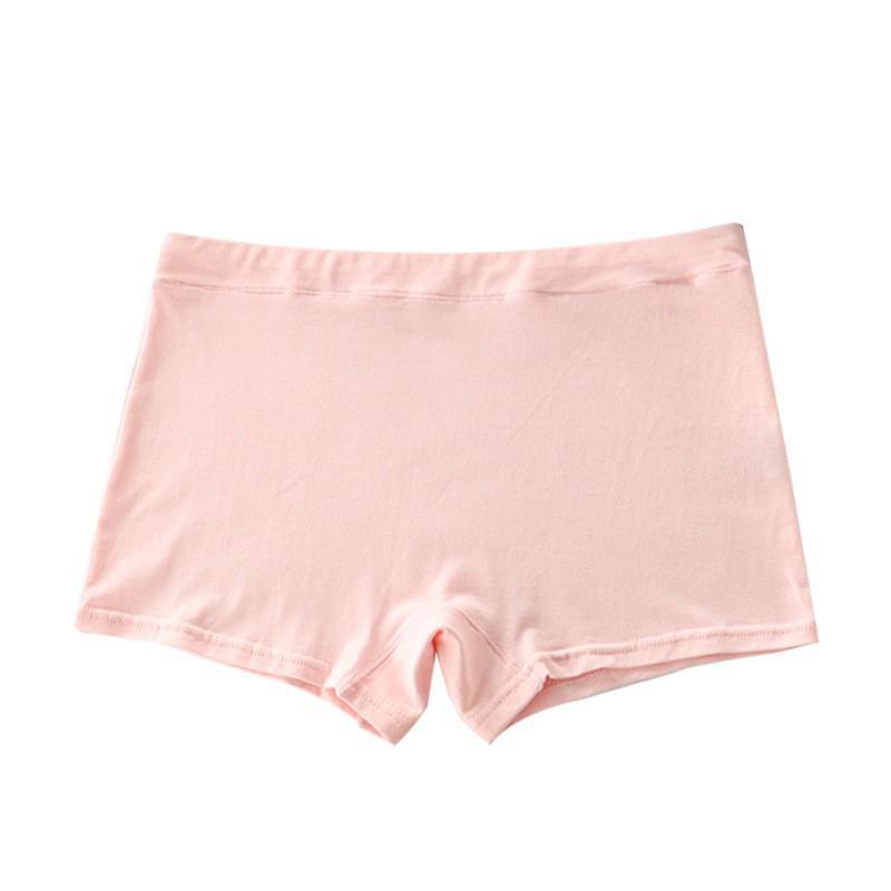 Girls' Seamless Cotton Boxer Underwear, Skin-Friendly & Breathable, Ages 5-14
