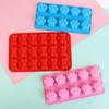 High Temperature Resistance Dog Paw Baking Moulds Easy Demoulding Candy Mold Bone Ice Trays  Jelly