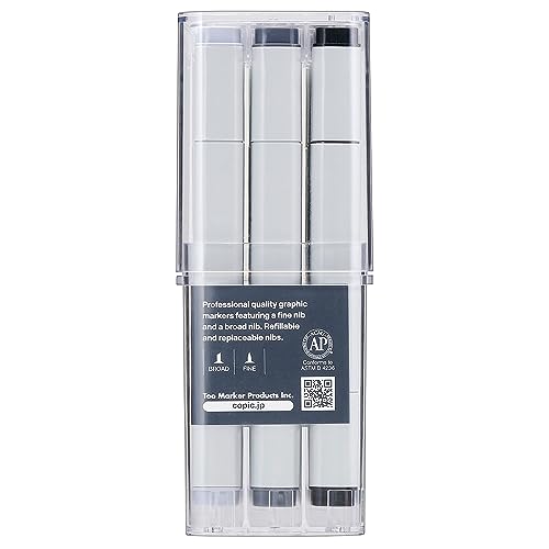 CopicToo Copic Classic 12 Color Set CG