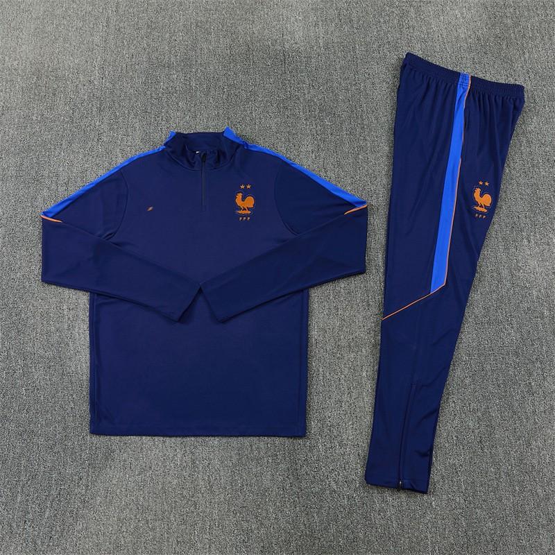Argentina National Team Training Top Half-Zip Long Sleeve Soccer Jersey Fall Winter