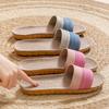 Linen Slippers Household Thick Bottom Straw Men and Women Cool Slippers Home Indoor Non-slip Summer