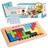 Educational Wooden Gift Compatible with the Kenjin Katami Growth 10 Levels X 752 Ways Educational Brain Training Award Stickers Asogoon Katapent Toy,