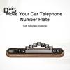 Легкий телефонный номерной знак, скрытый номер с одной клавишей. Шикарный номер телефона для перемещения в автомобиле.