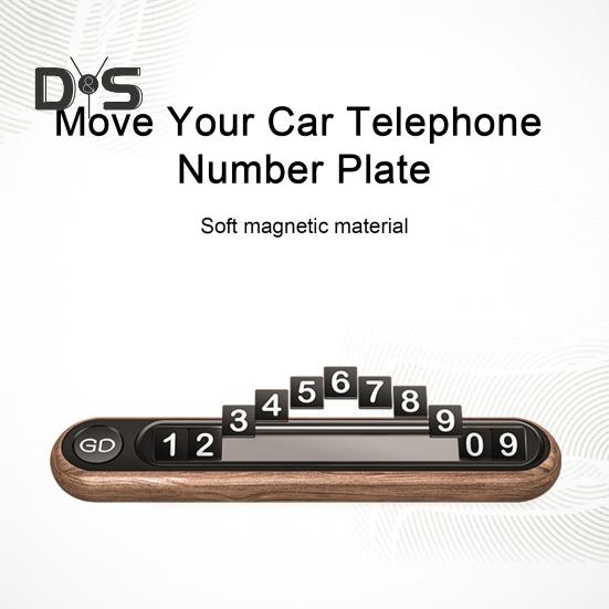 Легкий телефонный номерной знак, скрытый номер с одной клавишей. Шикарный номер телефона для перемещения в автомобиле.