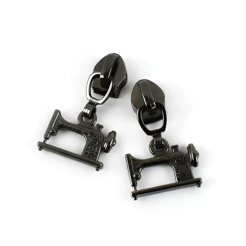 Meetee 5/10/20 шт. 5# Бегунок для молнии для нейлоновых молний Пластиковые спиральные молнии Головки бегунка Ремонтные наборы DIY Швейные аксессуары для одежды