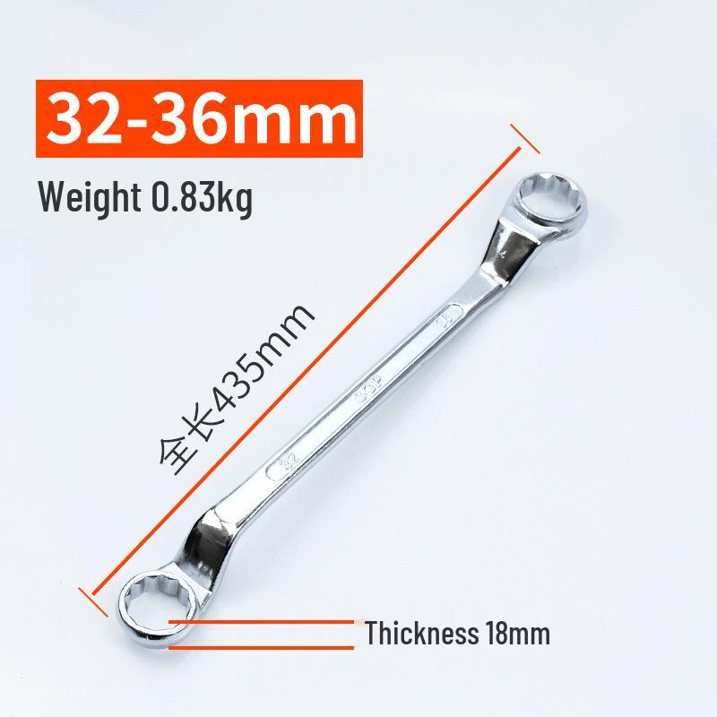 Набор двусторонних накидных ключей с зеркальной полировкой: Инструмент для ремонта очков и автомобилей 8-55 мм