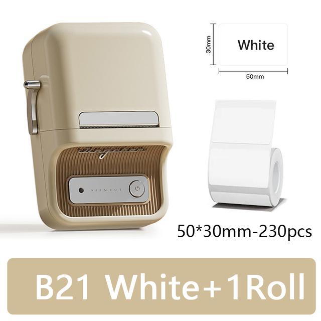 Niimbot B21 Mini Portable Printer For Mobile Thermal Adhesive Label Printer For Stickers Pocket Labeling Maker Machine Niimbot