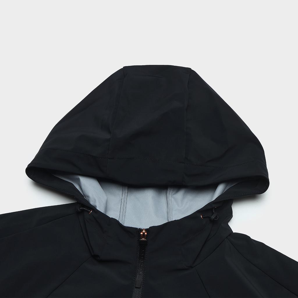 Fila Fitness Fashion Comfortable Simple Versatile Hooded Jacket Women Jackets Black A11W521708F-BK