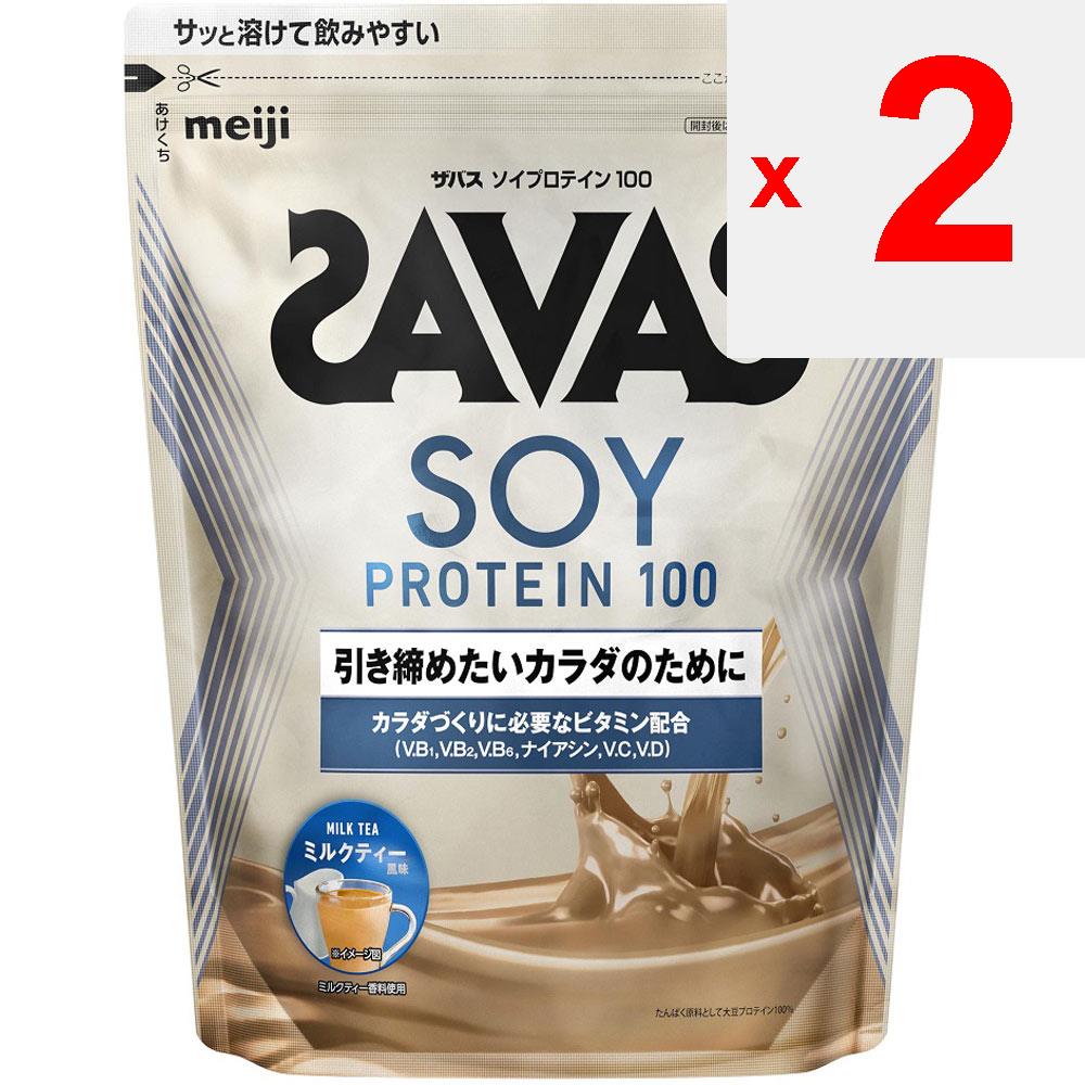 MEIJI Zavas Соевый протеин 100 Вкус молочного чая 45 порций 900г ZABAS ZABAS