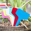 100Pcs Ground Insert Weather-resistant T-shaped Waterproof Marking PVC Horticultural Flowers And Plant Labels Garden Gadgets