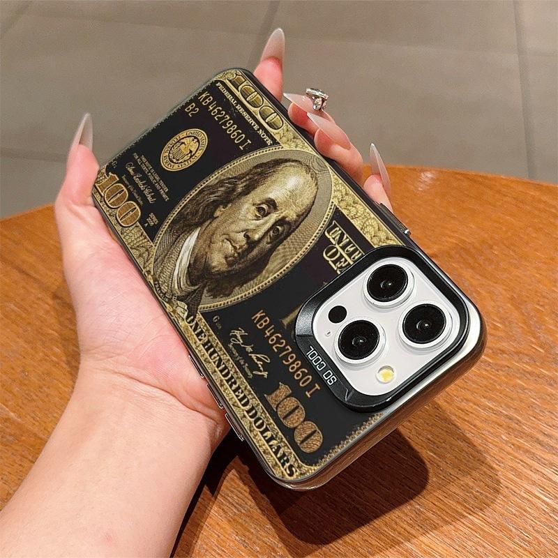 Personalized dollar printing Apple 15 mobile phone case iphone16promax European and American 13/12/11 anti-drop protection XS