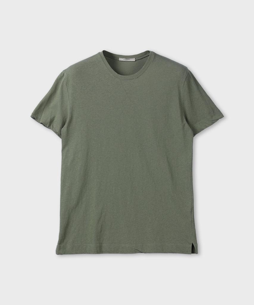 PANICALE Футболка из смесового льна с garment dyed окрашиванием 6 цветов (Тип Б)