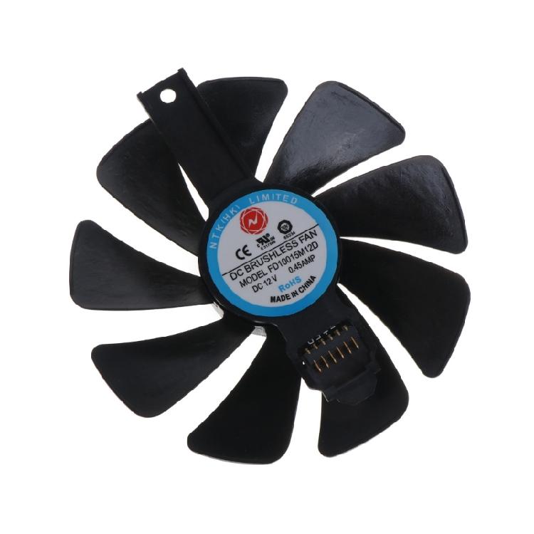1/2Pcs 12V FD10015M12D 6Pin Graphics Card Cooling VGA Fan for Sapphire RX 5700XT