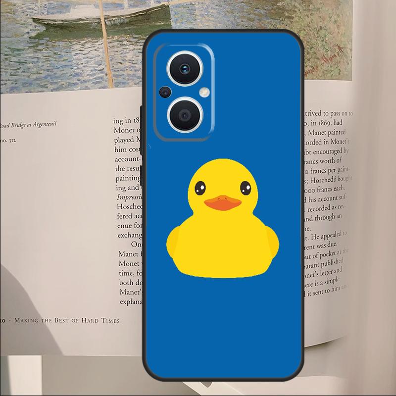 Мультяшный чехол-утка для ножа для OPPO Reno 7 8 Lite 11F 12F 13F 14F 10 11 12 13 14 Pro OPPO Find X6 X5 X8 Pro