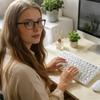 Наклейки на клавиатуру для длинных ногтей Прозрачная защитная крышка для ноутбука Компьютера Писателей Машинисток Женщин Девушек Игрового Офисного Домашнего использования